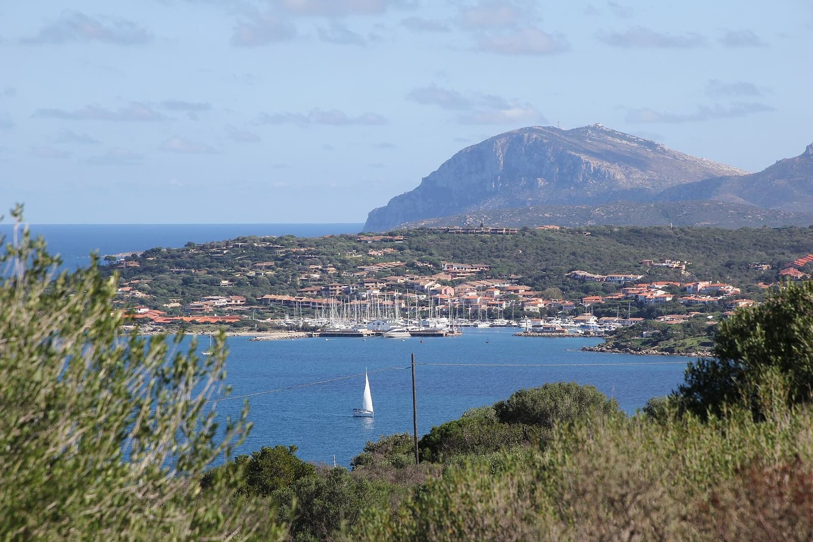 Panorama di Porto Rotondo e del suo porto